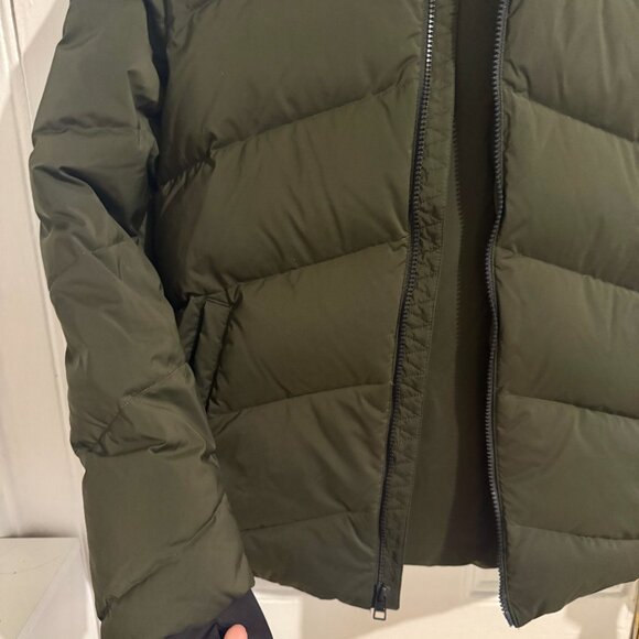 Theory down puffer jacket, L, dark green - Picture 5 of 6